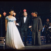 Miyoshi Umeki, Conrad Yama, Juanita Hall and unidentified other in the stage production Flower Drum Song