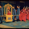Miyoshi Umeki [center] and unidentified others in the stage production Flower Drum Song