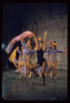 Jo Anne Miya [center] and unidentified others in the stage production Flower Drum Song