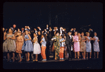 Juanita Hall [center] and unidentified others in the stage production Flower Drum Song
