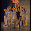 Jo Anne Miya [center] and unidentified others in the stage production Flower Drum Song