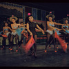 Pat Suzuki [center] and unidentified others in the stage production Flower Drum Song