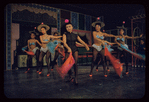 Pat Suzuki [center] and unidentified others in the stage production Flower Drum Song