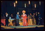 Miyoshi Umeki [center] and unidentified others in the stage production Flower Drum Song