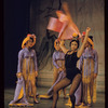 Jo Anne Miya [center] and unidentified others in the stage production Flower Drum Song