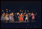 Pat Suzuki [center] and unidentified others in the stage production Flower Drum Song