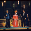 Miyoshi Umeki, Ed Kenney [center] and unidentified others in the stage production Flower Drum Song