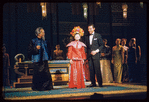 Miyoshi Umeki, Ed Kenney [center] and unidentified others in the stage production Flower Drum Song