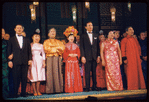 Pat Suzuki, Keye Luke, Miyoshi Umeki, Ed Kenney, Juanita Hall, Conrad Yama and unidentified others in the stage production Flower Drum Song