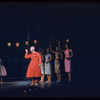 Pat Suzuki [center] and unidentified others in the stage production Flower Drum Song