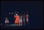 Pat Suzuki [center] and unidentified others in the stage production Flower Drum Song