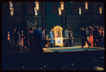 Miyoshi Umeki [center] and unidentified others in the stage production Flower Drum Song
