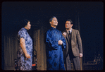 Juanita Hall, Keye Luke and unidentified other in the stage production Flower Drum Song