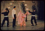 Ed Kenney [center] and unidentified others in the stage production Flower Drum Song