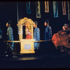 Miyoshi Umeki [center] and unidentified others in the stage production Flower Drum Song