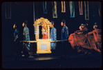 Miyoshi Umeki [center] and unidentified others in the stage production Flower Drum Song
