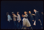 Pat Suzuki [center] and unidentified others in the stage production Flower Drum Song