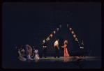 Ed Kenney, Jo Anne Miya [center] and unidentified others in the stage production Flower Drum Song
