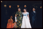 Juanita Hall, Miyoshi Umeki [center] and unidentified others in the stage production Flower Drum Song