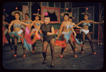 Pat Suzuki and unidentified others in the stage production Flower Drum Song
