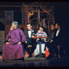 Keye Luke, Juanita Hall, Ed Kenney, Miyoshi Umeki and unidentified others in the stage production Flower Drum Song