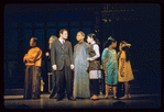 Conrad Yama, Miyoshi Umeki [center] and unidentified others in the stage production Flower Drum Song