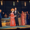 Miyoshi Umeki, Ed Kenney, Juanita Hall, Conrad Yama and unidentified others in the stage production Flower Drum Song