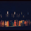 Miyoshi Umeki, Ed Kenney [center] and unidentified other in the stage production Flower Drum Song