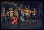 Pat Suzuki [center] and unidentified others in the stage production Flower Drum Song