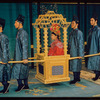Miyoshi Umeki [center] and unidentified others in the stage production Flower Drum Song