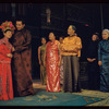 Miyoshi Umeki, Ed Kenney, Juanita Hall, Keye Luke and unidentified others in the stage production Flower Drum Song