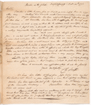 Five letters by Charles Smith to Jasper Yeates, Associate Justice of the Supreme Court of Pennsylvania