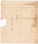 Five letters by Charles Smith to Jasper Yeates, Associate Justice of the Supreme Court of Pennsylvania