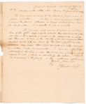 Five letters by Charles Smith to Jasper Yeates, Associate Justice of the Supreme Court of Pennsylvania