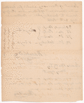 Invoice for Whiskey, beef, pork, etc., Baltimore, Maryland