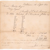 Invoice to James Beatty, Navy agent