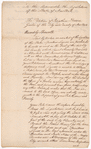 Petition by "Goaler" Jonathan Pearser, of New York City To the legislature of the State of New York to sell liquor to prisoners