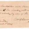 William H. Harrison, at Head Quarters, to [Anthony Wayne], at [Greenville, Ohio]