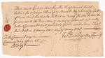 Document sent to the Commissary at Oswego, New York for rum