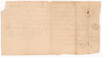 Document sent to the Commissary at Oswego, New York for rum