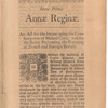 Printed bill for the "Encouraging the Consumption of Malted Corn and for the better Preventing the Running of French and foreign Brandies"