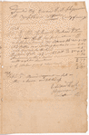 Edward Hall, physician, giving direction for preparation of liquor as a medicine
