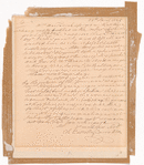 Letter of Charles Carroll of Carrollton