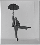 Publicity photograph of David Shiner for the stage production Full Moon