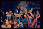 Stubby Kaye [left] and unidentified others in the stage production Lil' Abner