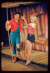 Peter Palmer and Edie Adams in the stage production Lil' Abner