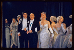 Peter Palmer, Howard St. John, Tina Louise [center] and unidentified others in the stage production Lil' Abner