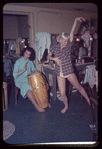 Carmen Alvarez [left] and unidentified other backstage during the stage production Lil' Abner