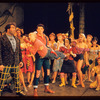Bern Hoffman, Joe E. Marks, Peter Palmer, Billie Hayes, Wynne Miller and unidentified others in the stage production Lil' Abner