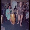 Carmen Alvarez [left] and unidentified other backstage during the stage production Lil' Abner